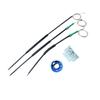 Front Door Glass Repair Kit for Citroen C5-Right-Left-SET