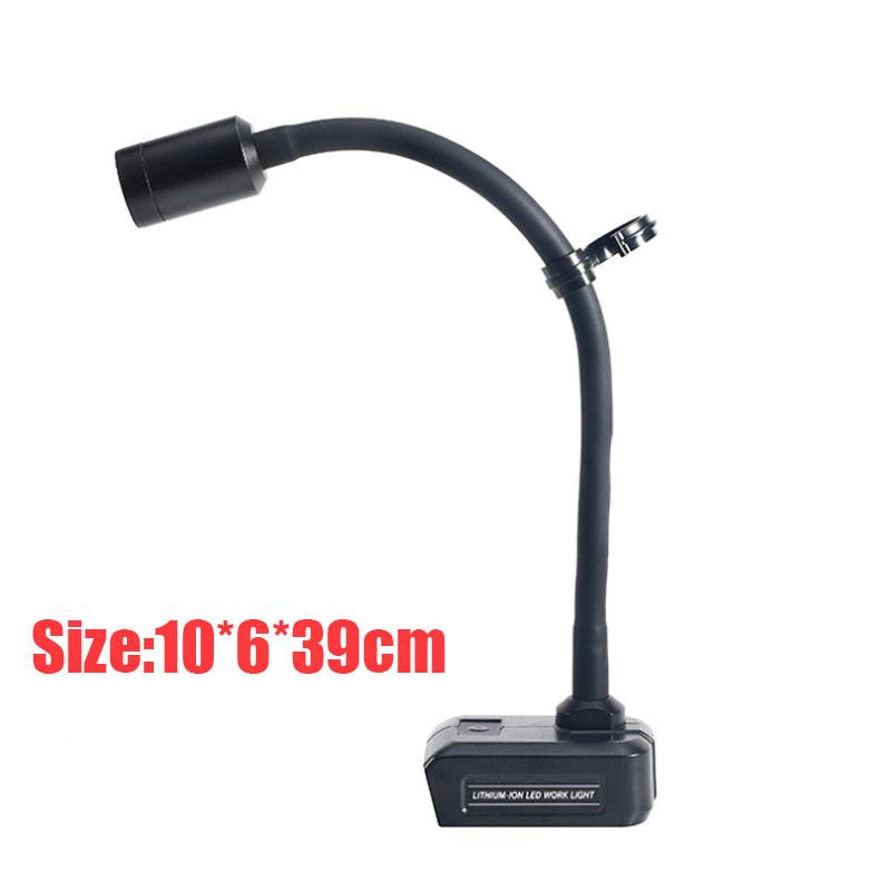 Hose Adjustable LED Light For Dewalt For Maikta/Bosch/Milwaukee/Black&Decker/Craftsman 18V Li-ion Battery Long-neck Flashlight