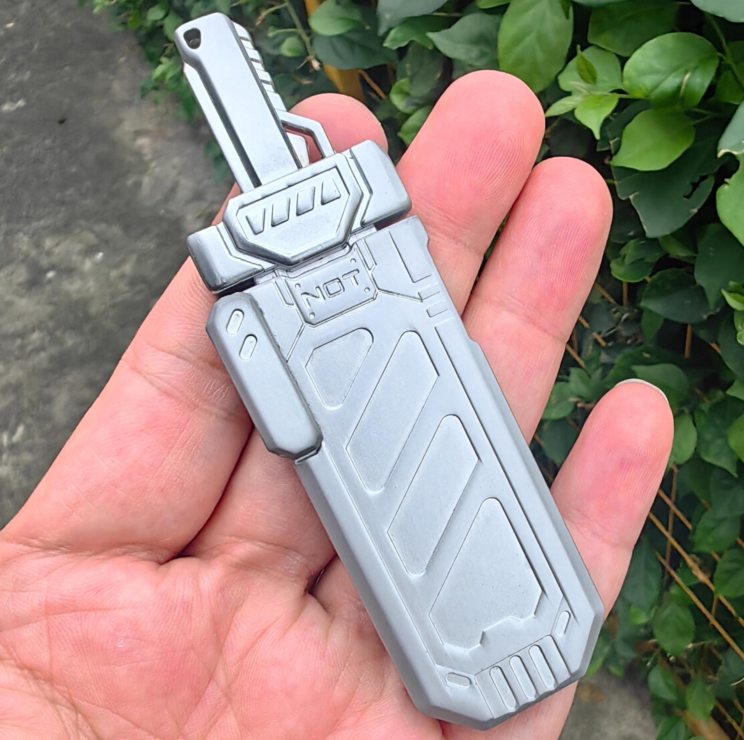 EDC Fidget Sliders Fidget Toys Stress Relief For Adults Metal Toy Mechanical Push Stress Relief Toy, Sword Style Fidget Toy for