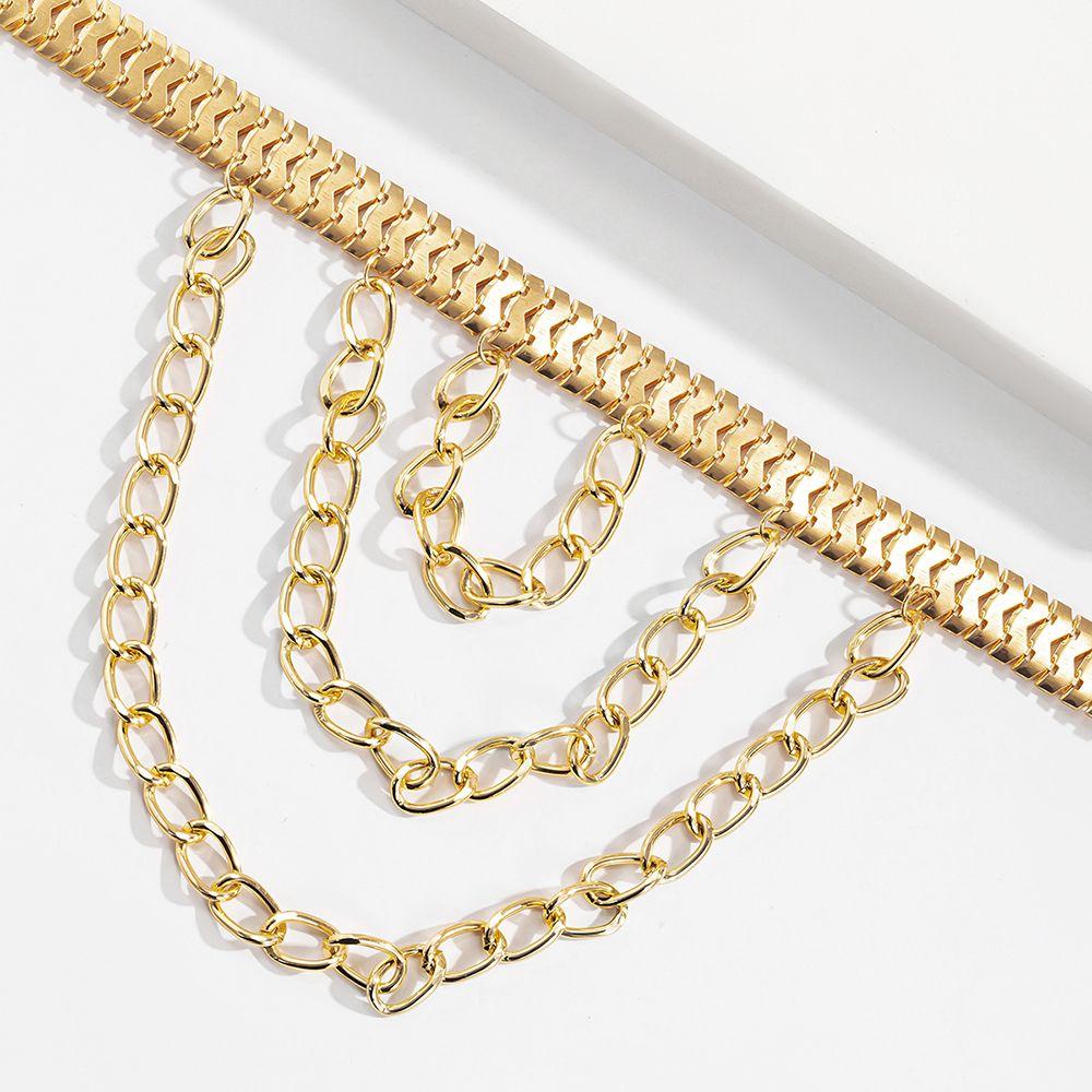 Gold Plated Adjustable Multilayer Lady High Heel Foot Chain Party Jewelry Tassel Ankle Bracelets