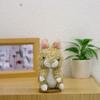 Shinada Plush Honey Bunny (S) with Ball Chain Brown