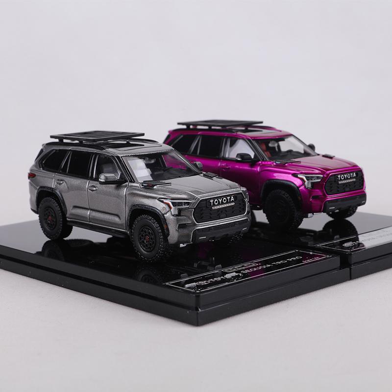GCD 1:64 TOYOTA Sequoia TRD PRO SUV Die-casting Alloy Car Model Toys
