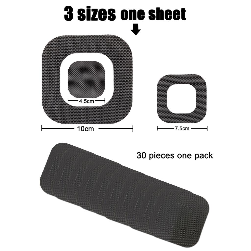 30pcs Safety Shower Tapes Pedal Adhesive Sticking Bathtub Bathroom Colorful Anti Slip Sticker Floor Anti-skid Pad Stickers