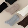 33% Wool Socks, Mid-Leg Socks, Warm In Winter, Fleece Thickened, And Brushed Boneless Stockings Inside