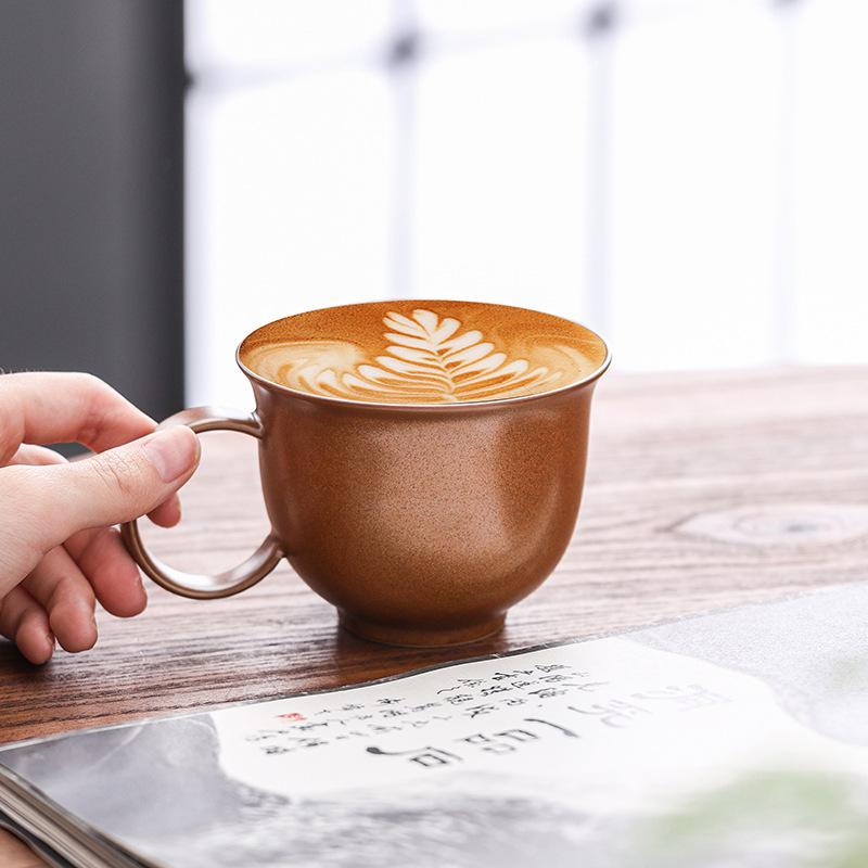 Ceramic Coffee Cup American Latte Latte Flower Afternoon Tea Cup Mug Water Cup
