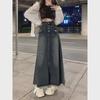 Damen-Retro-Jeansrock in A-Linie mit hoher Taille – Herbstkollektion 2025