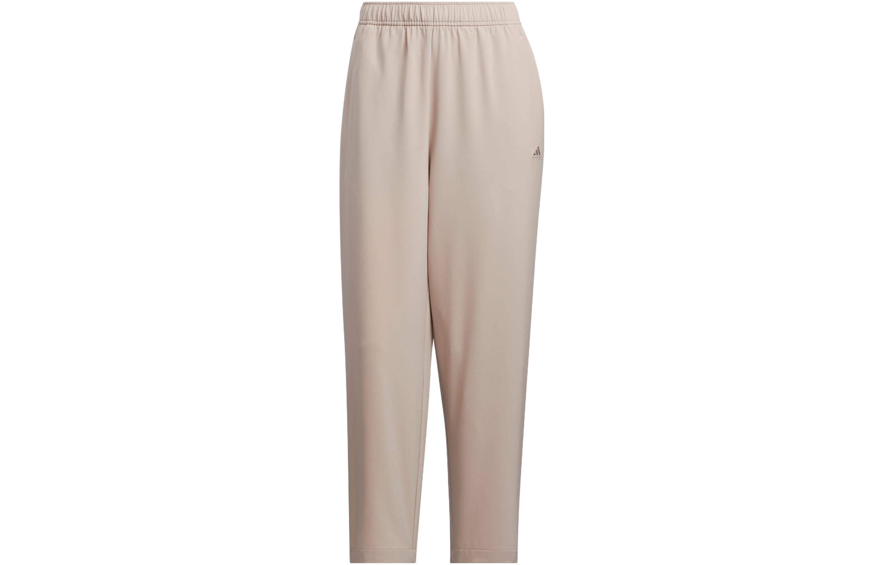 Adidas Casual Pants Women s Wonder Taupe Moderate Tapered Pants HY1386 M