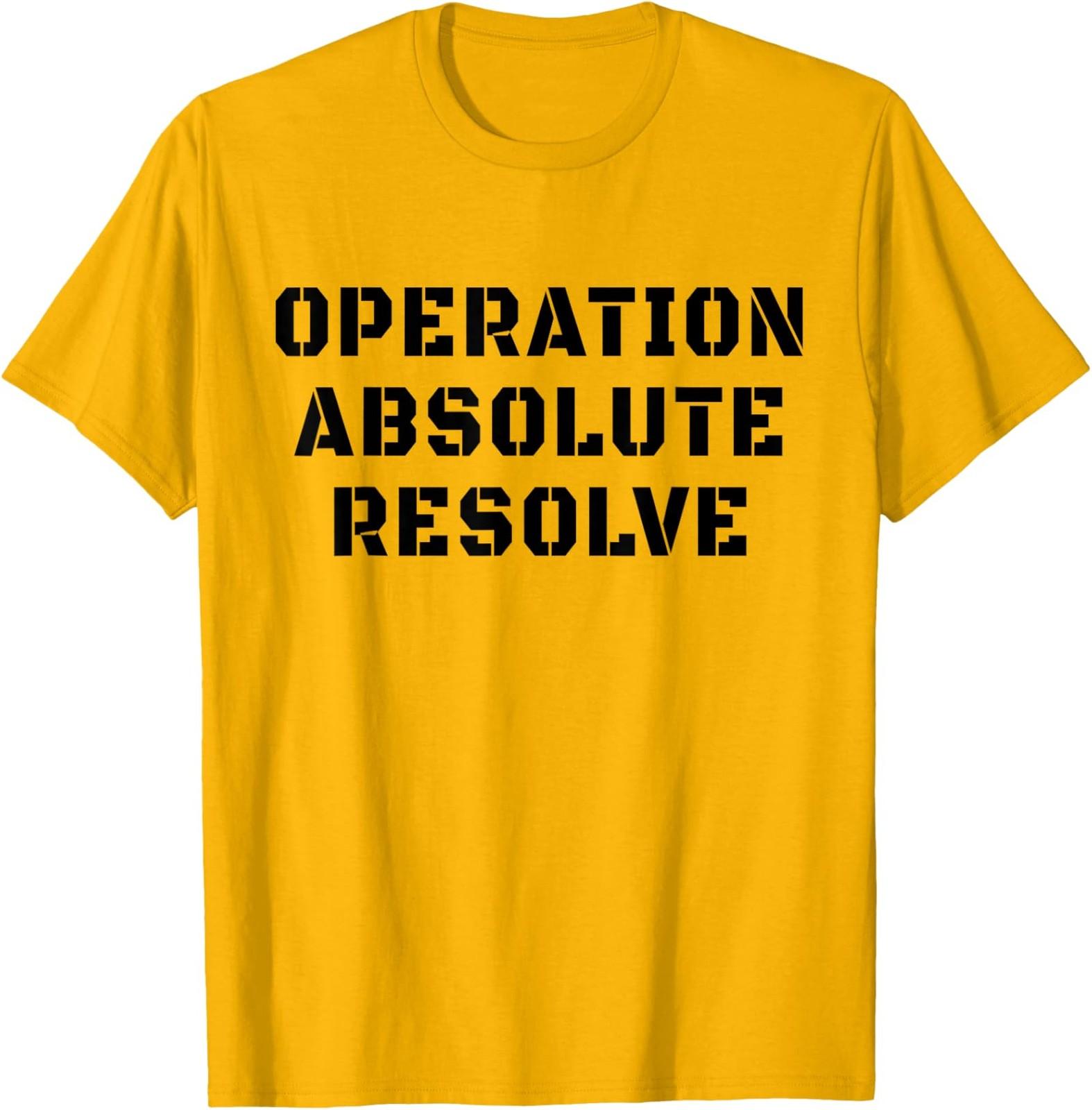 Operation Absolute Resolve American Bravery USA Unisex T-Shirt S разноцветный