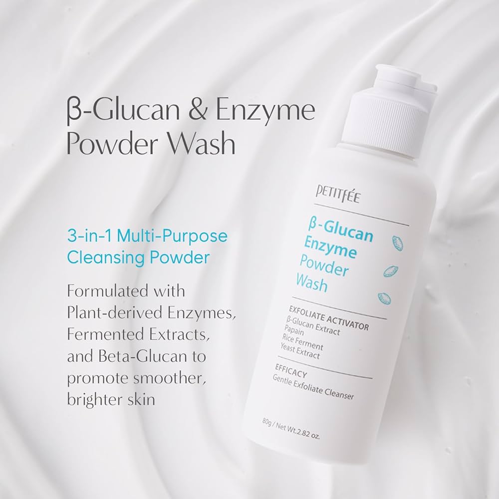 

Petitfee B-Glucan Enzyme Powder Wash 80g +RANDOM GIFT