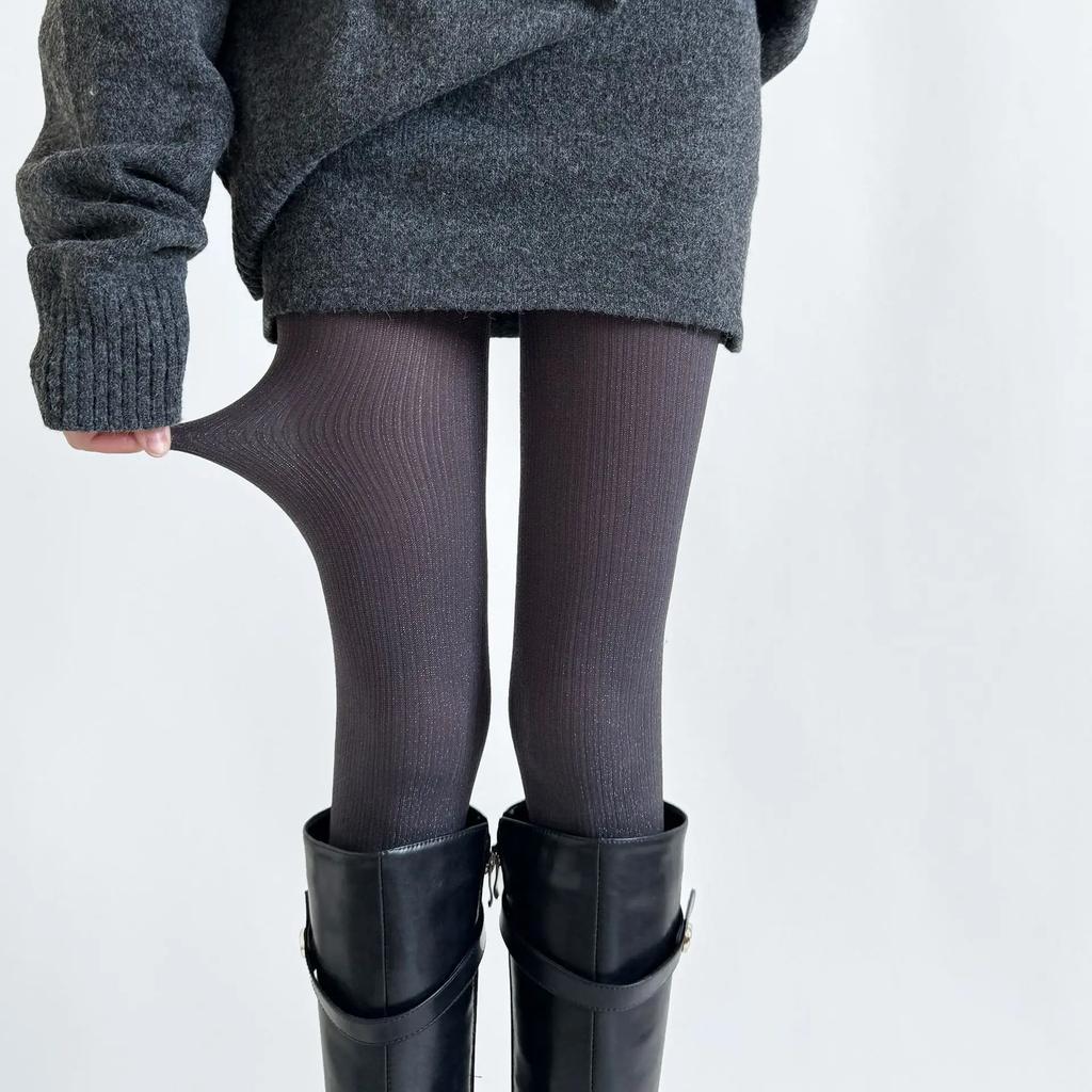 Pantyhose Women Silver Shiny Thigh High Stockings Women Tights Lingerie Female Hosiery Autumn Winter Tights Pantyhose Leggings