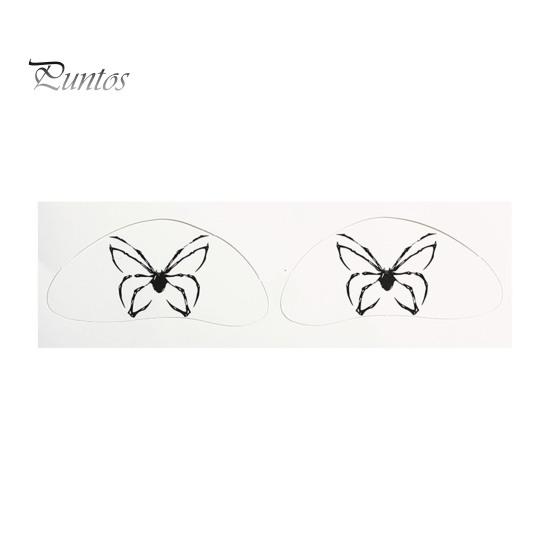 Spooky Halloween Party Supplies Makeup Eye Temporary Tattoos, Waterproof Spider Web Bat Eyeliner Scary Face Decals Shadow Tattoo Sticker for