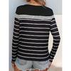Ladies' New Versatile Work Four Seasons Leisure Daily Sexy Beautiful Loose Top Long Sleeve T-Shirt
