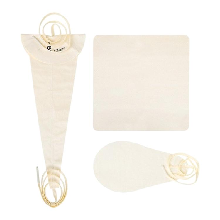 3Pcs Saxophone Cleaning Cloth Quick Drying Clarinet Swab Pull Through Cleaning Cloth Saxophone Accessory Enduring бежевый