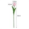 10pcs Artificial Tulips Flower Bouquet Long Branch Real Touch Artificial Tulips Fade-Resistant Tulips Fake Flower Event Decor