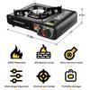 Portable Dual Fuel Camping Stove, Propane or Butane, with Carry Case, Auto Ignition Ideal for Camping Hiking BBQ and Emergencies