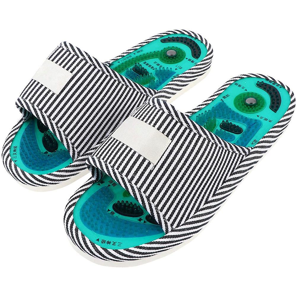 1 пара акупунктурных массажных тапочек, обувь для рефлексотерапии, массажные тапочки, инструменты для массажа ног