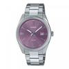 MTP-1302PD-6AVEF Men's Analog Quartz Watch (38.5mm) Lavender Purple Sunray Dial/Stainless Steel Bracelet