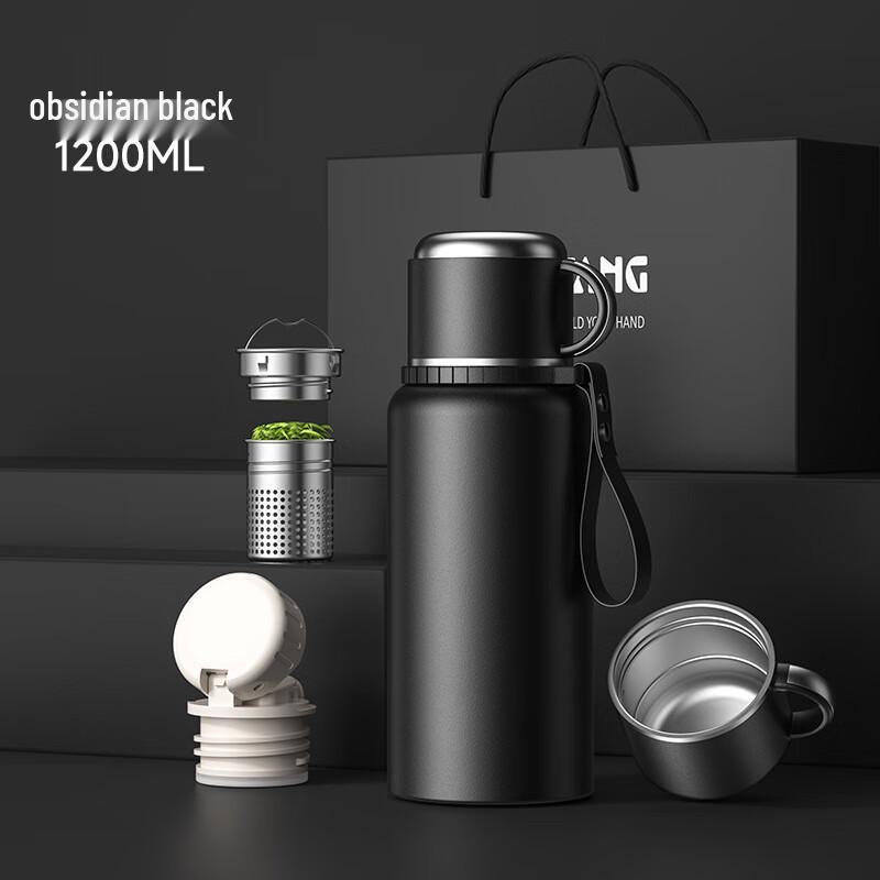Shangqi 1000ml Portable Tea Infuser Thermos