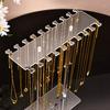 1pc Transparent Acrylic Desktop Necklace Display Rack, Dressing Table, Jewelry Organizer, Multifunctional Counter Display Props