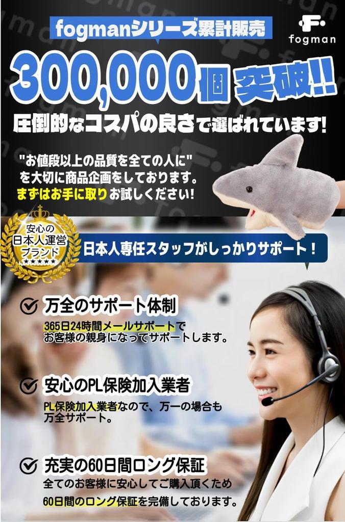 Fogman Shark Plush Toy, Ages 6+, Glove Type Puppet with Moving Mouth, for Theater and Puppet Shows