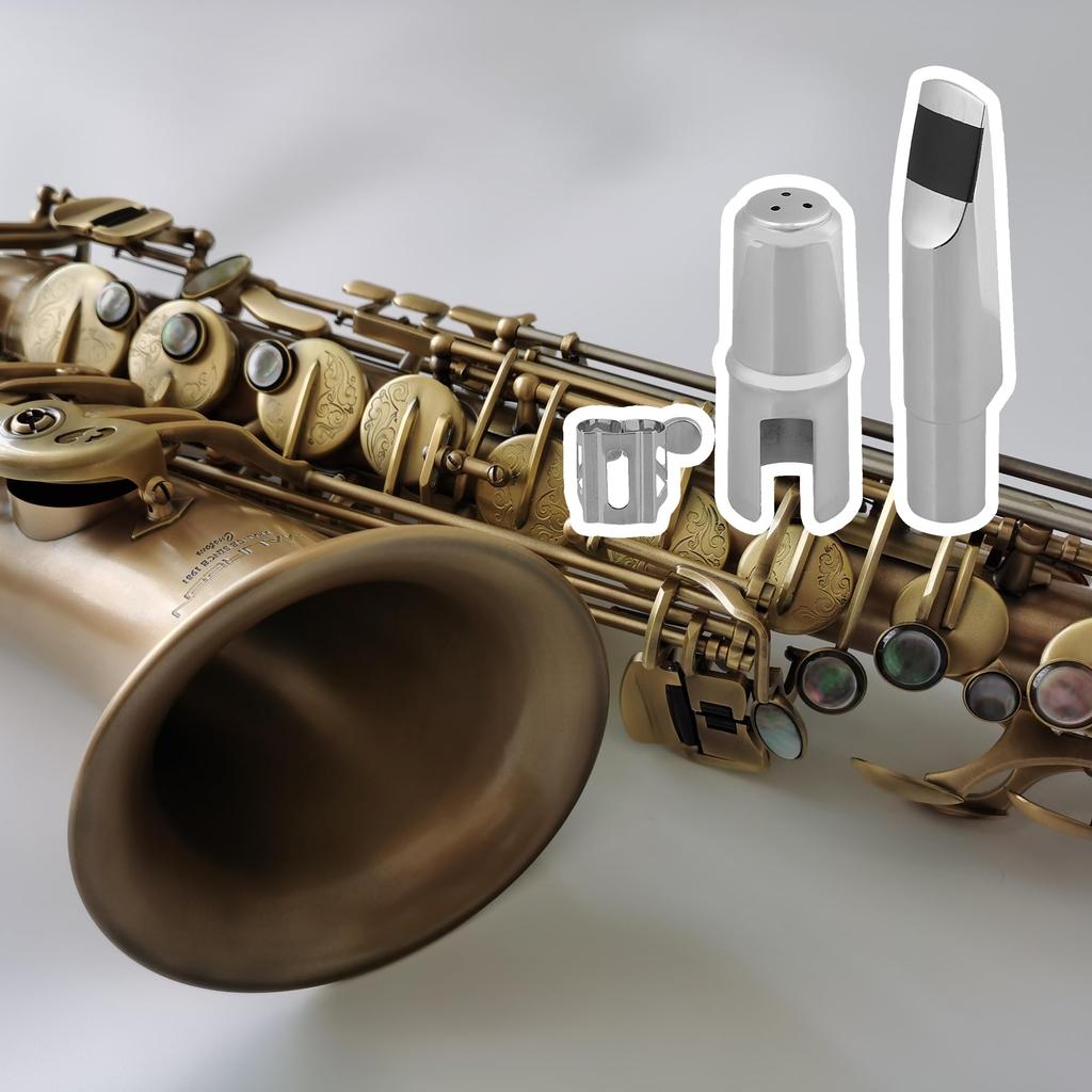 Yibuy Tenor Sax Mouthpiece Silver 6#