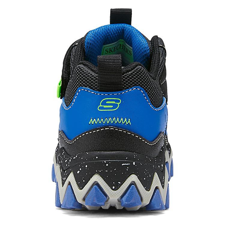 Skechers Kids Fashion Trend Non-Slip Wear-Resistant Warm High-Top Boots Kids boots Black Blue Yellow 406415L-BBLM