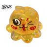 Octopus Sensory Toy Bunny Ear Squeeze Stress Relief Glitter Sugar Ball Slow Rebound Reliever Anxiety Relieving Clear Animal Hand Relaxation Tool TPR