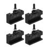 4Pcs Tool Post Holder Turinng Facing Boring Piston Wedge Hardware High Speed Steel 250?001