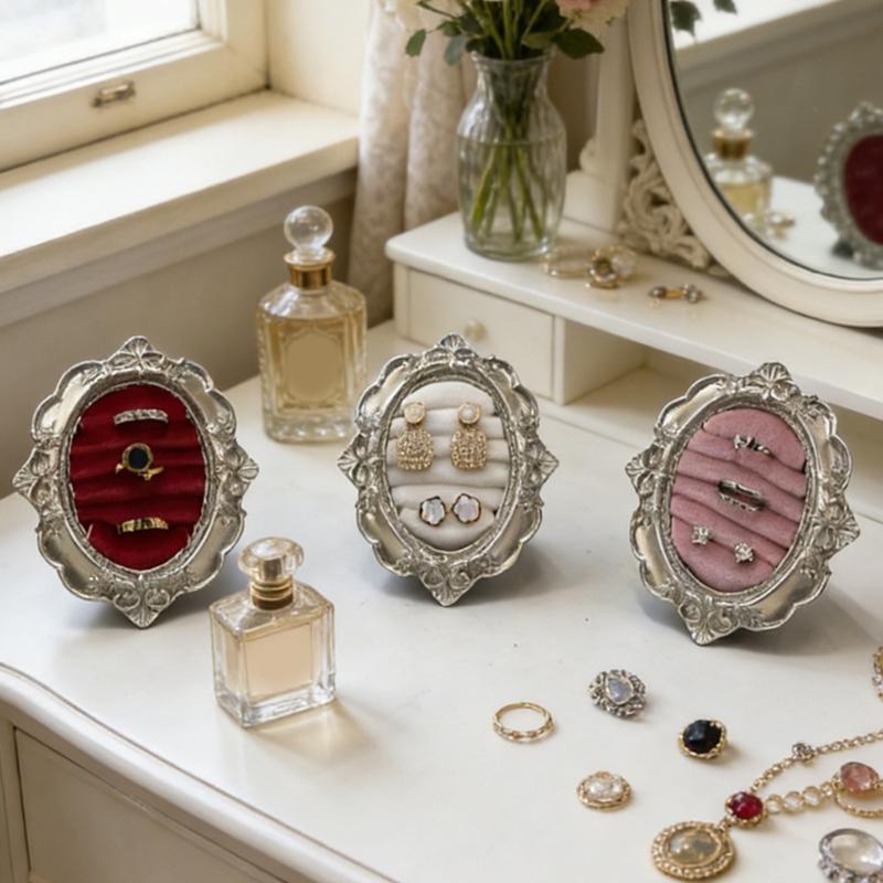 Elegant Resin Jewelry Display Stand For Necklaces Earrings And Bracelets
