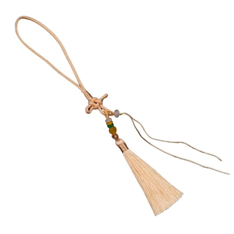 Colorful Tassels Keychain Pendant Phone Strap Chinese Knot Design Stylish Accessory For Keys Backpacks or Phones