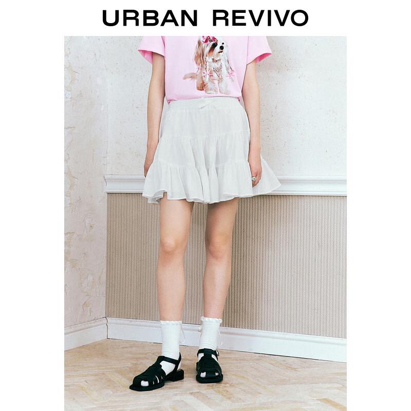 

UR 2025 Summer Women s Ballet Style Bow Mini Skirt S