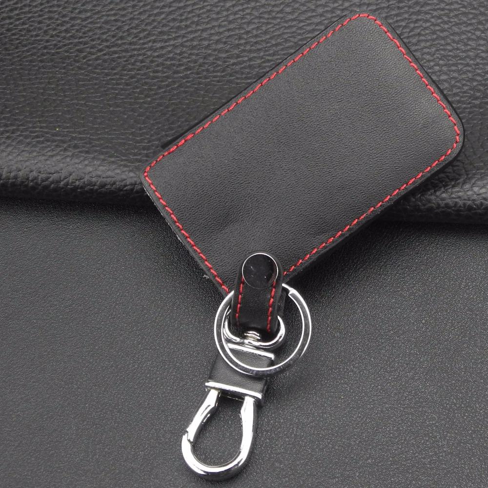 Jingyuqin 3 Buttons Leather Car Key Protection Case Cover For Renault Megane R.S. Scenic 3 Buttons Card Key Case Shell Cover