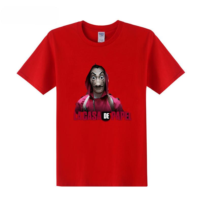 Famous House Of Paper Money Heist La Casa De Papel T Shirt Short Sleeve T Shirt