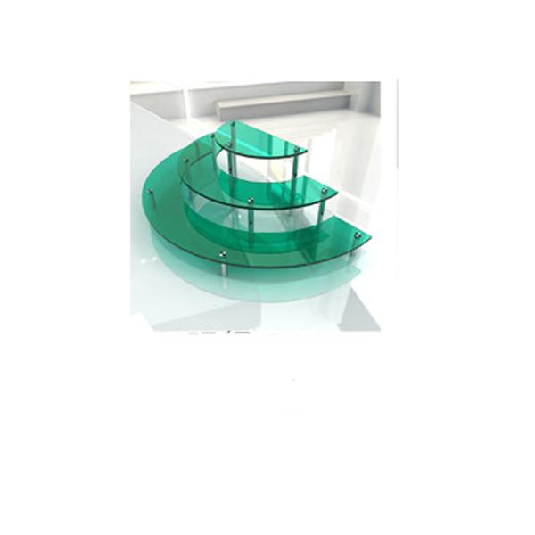 1-4 Tier Acrylic Display Stand for Action Figures,Cosmetic Rack Clay Doll Jewelry Cupcake Perfume for Corner Display Riser Shelf