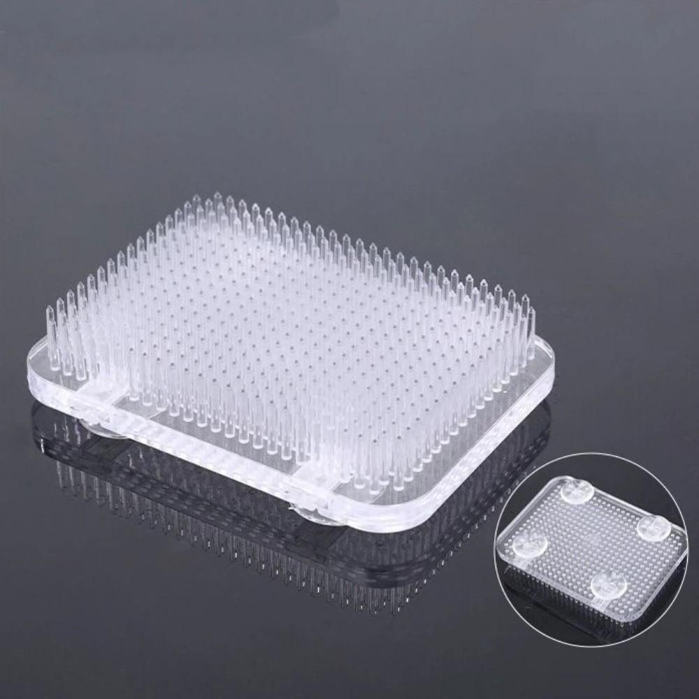 Round Flower Arranger Rectangle Pin Frog Holder Creative Fixed Arranging Tool Flower Arranging