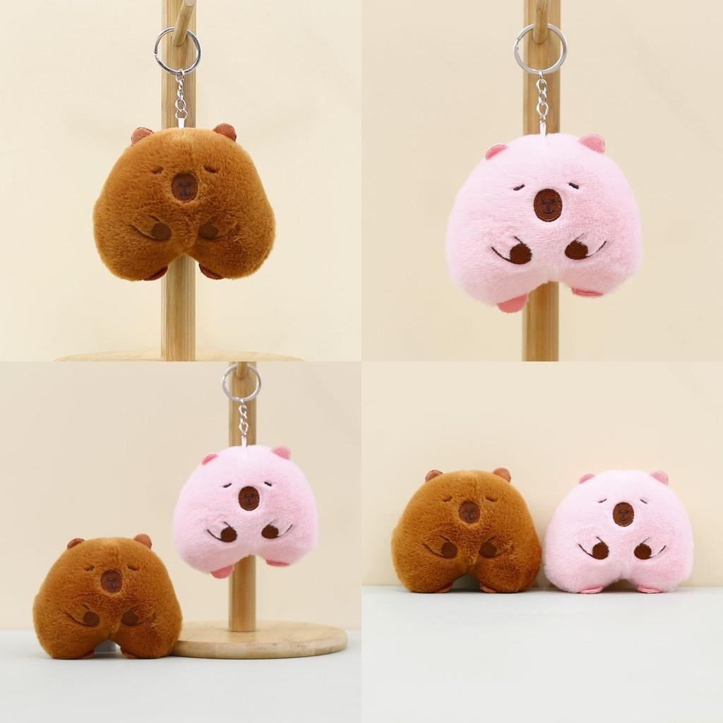 Adorable Capybara Plush Toy Keychain Cute Animal Figure Bag Accessory For Kids And Adults