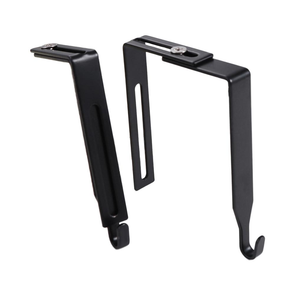 4Pcs Iron Partition Hanger Flexible Door Storage Hooks Cubicle Wall Hooks Potted Plants