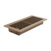 Magnetic HVAC Floor Covers 4X12 Inches Rusts Proof Steel Construction Metal Air Vent Cover With Safety Edges for Home