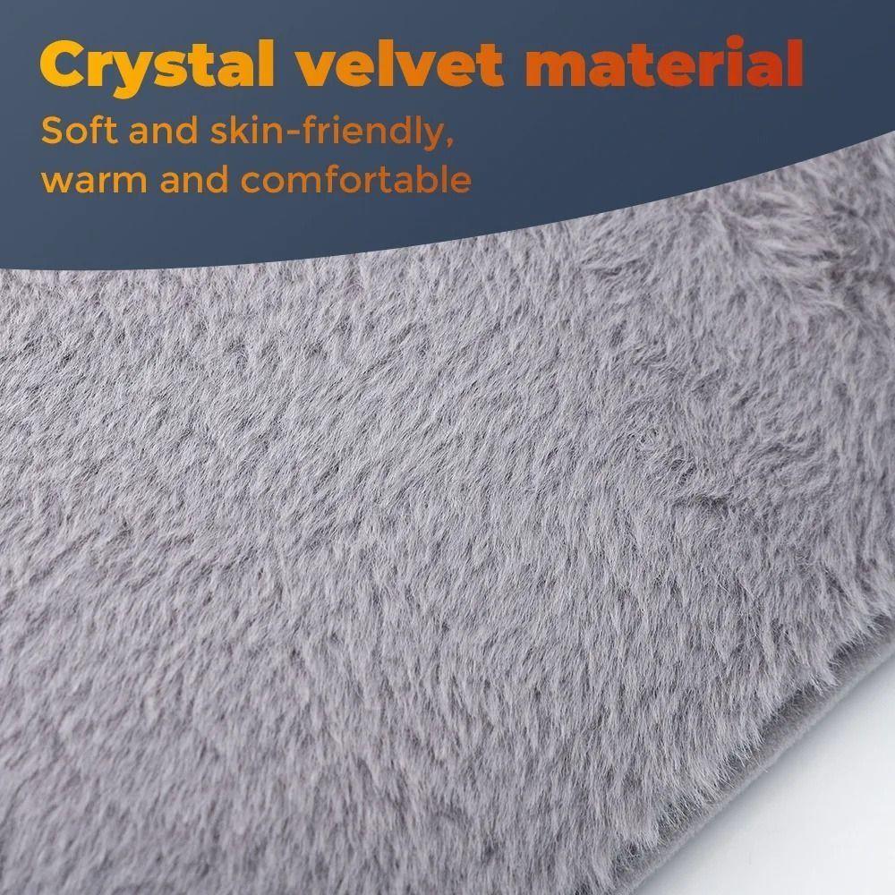 Low-Voltage USB Charging Waist Belt Skin-Friendly Plush Fabric Graphene Heater  Body Thermal Care