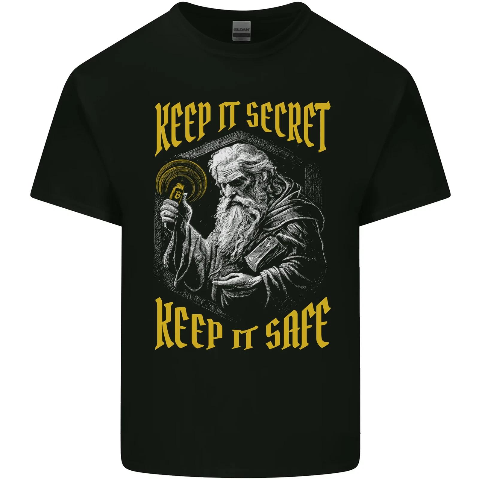 

Crypto Keep it Secret Wizard Bitcoin Kids T-Shirt Childrens 4XL