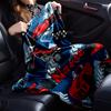 Custom Name Racing Theme Printed Blanket - Perfect for Couch, Bed, Travel & Outdoor Use | Machine Washable, Cozy & Durable.