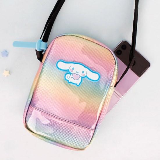 Cinnamoroll Hologram Cell Phone Bag Cross Bag, a Popular Character In Korea