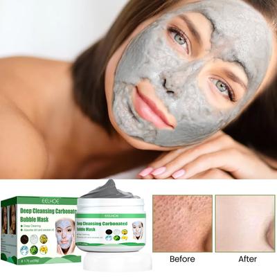 Clean Apply Bubble Facial Mask To Moisturizing Jemně aplikujte Oxygen clean Mudi Film a odstraňte černé tečky Akné Obličejová maska