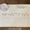 Cai Cai Xuan Xuan Strawberry Cream Star Frosted Silver Matte Washi Journal Tape