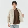 Winter Men's Student Fattened Plus Thickened Padded Warm Long Sleeve Cotton Clothes Loose Threaded Collar Cotton Clothes 2533