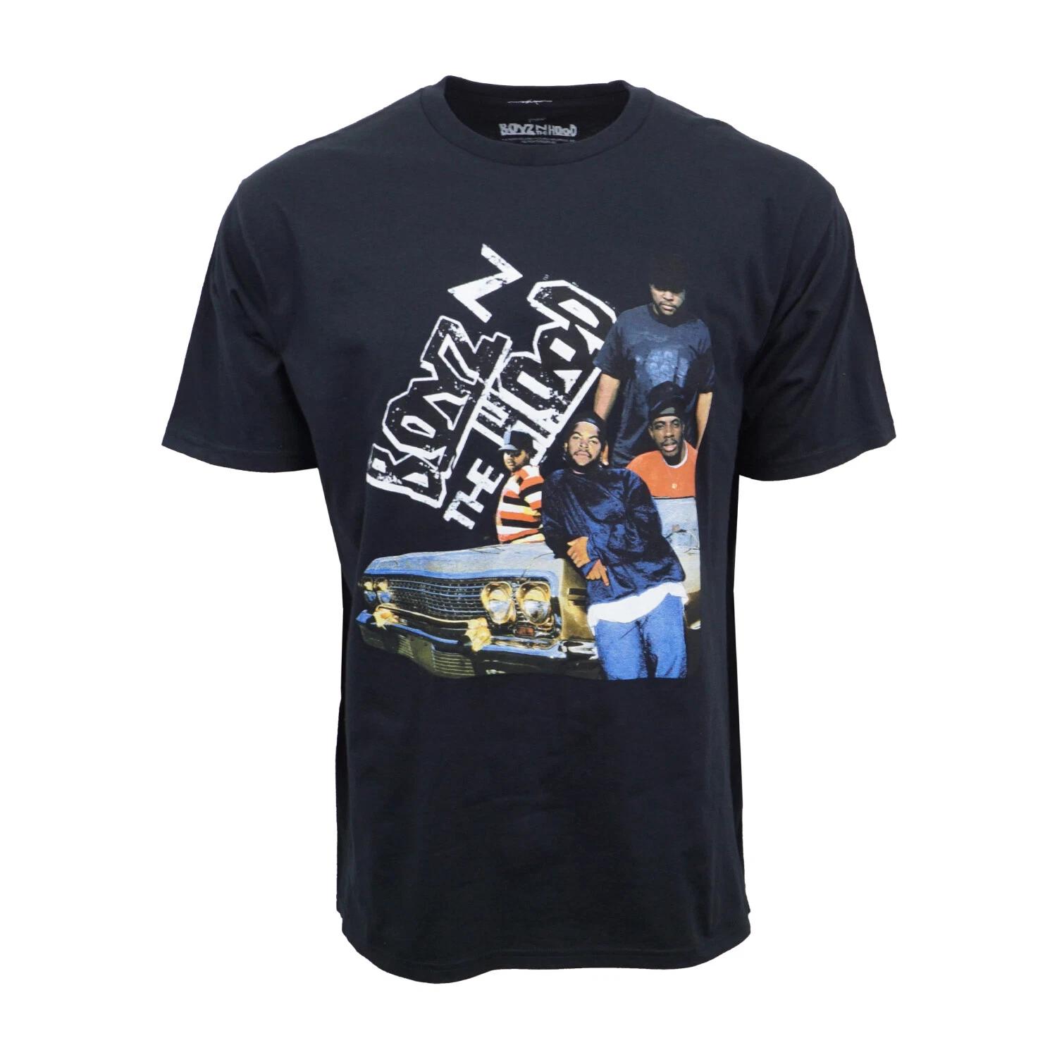 Unisex Adult Casual Graphic BOYZ N THE HOOD GROUP T SHIRT T-Shirt S