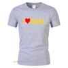 Streetwear Tempo Libero Harajuku Maglietta Top Alfabeto Interesse I Love Anal Maglietta Unisex Fresca Maglietta Battito Cardiaco Maglietta Oversize