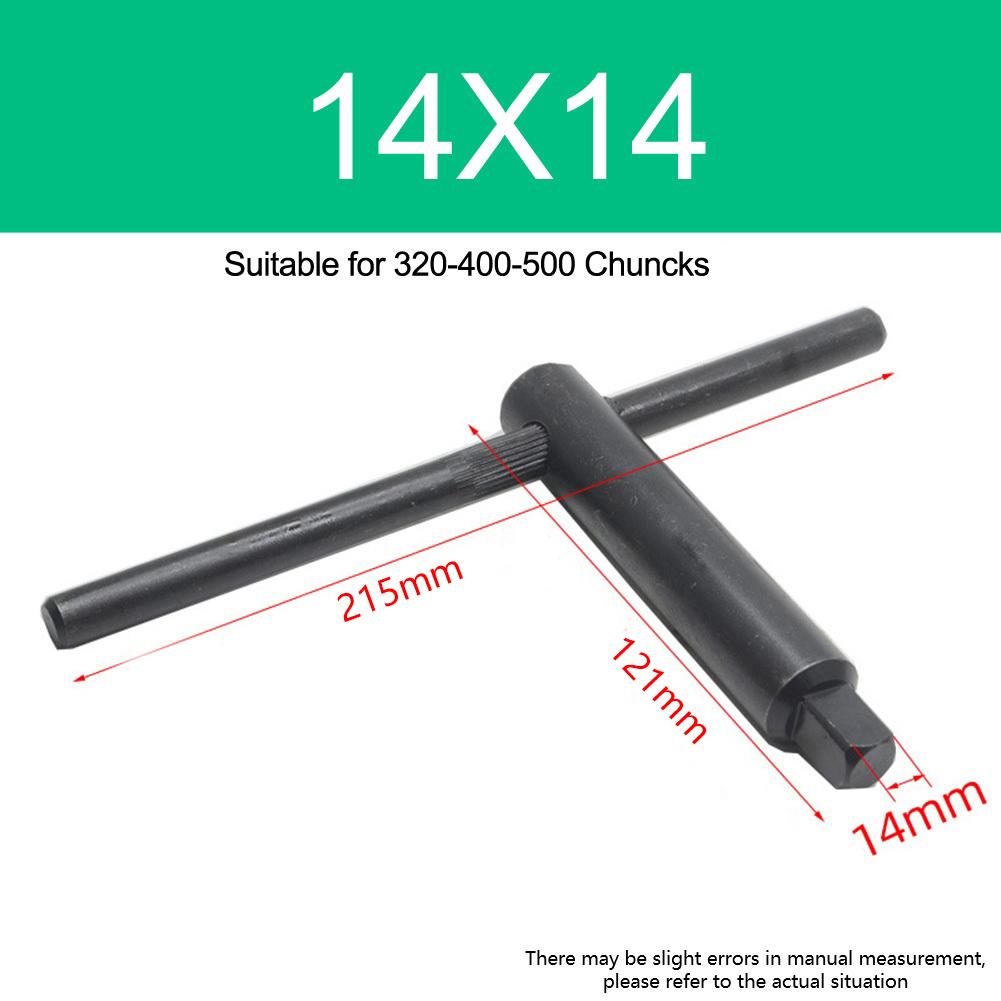 1PCS Milling Lathe Chuck Square Key Wrench 8/10/12/14/17MM T-Handle Grip Spanner Tool For CNC Router Engraving Milling Machines