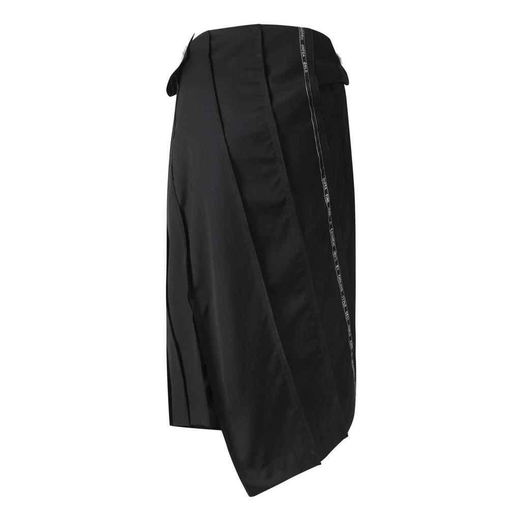 Recorde Patchwork Asymmetry Skirt_Rqkam23403Bkx