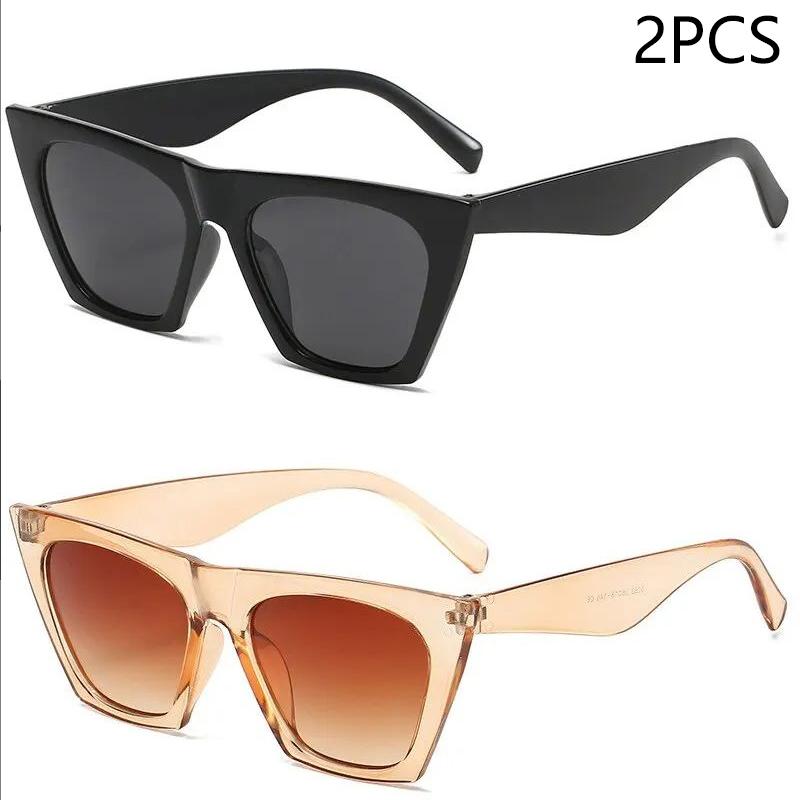 Large Frame Diamond-set Sunglasses Women's Anti-ultraviolet Glasses One-piece Sunglasses Rhinestone Glasses 5-1